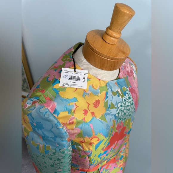 Boutique Moschino NWT Italian Floral Couture Dress Size 12 – Made in Italy - Picture 5 of 14